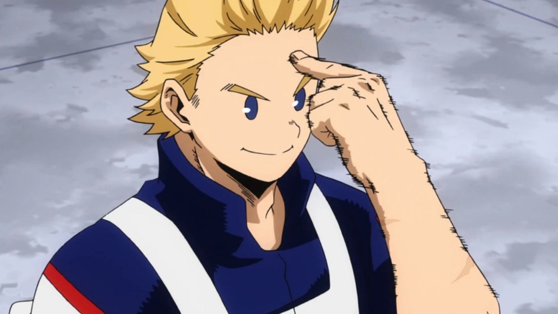 Mirio Togata as seen in anime (Image via Bones)